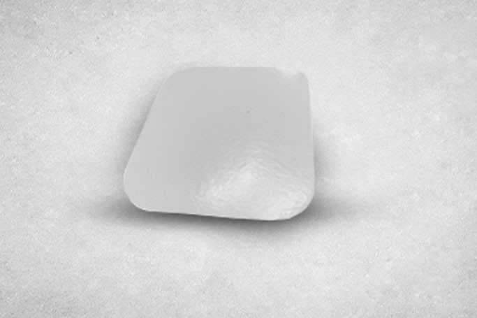 Small White Foil Recyclable No.2 Lids