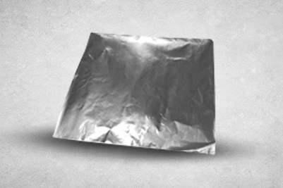 36x40cm Black Aluminium Foil Recyclable Sheets