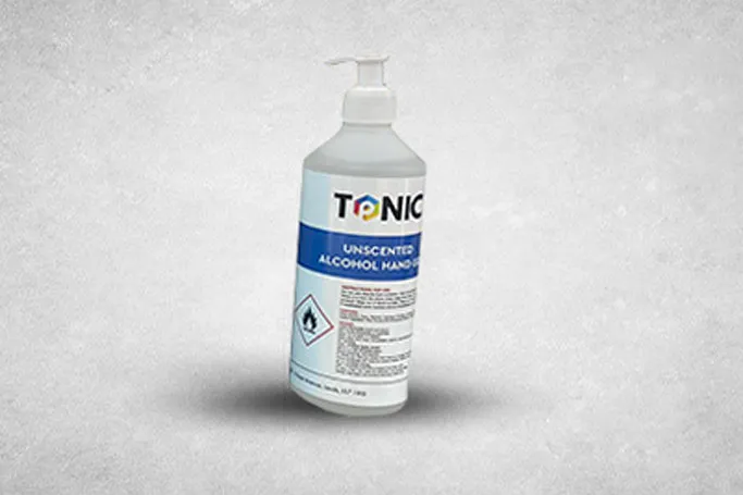 500ml TONIC Unscented Alcohol Hand Gel