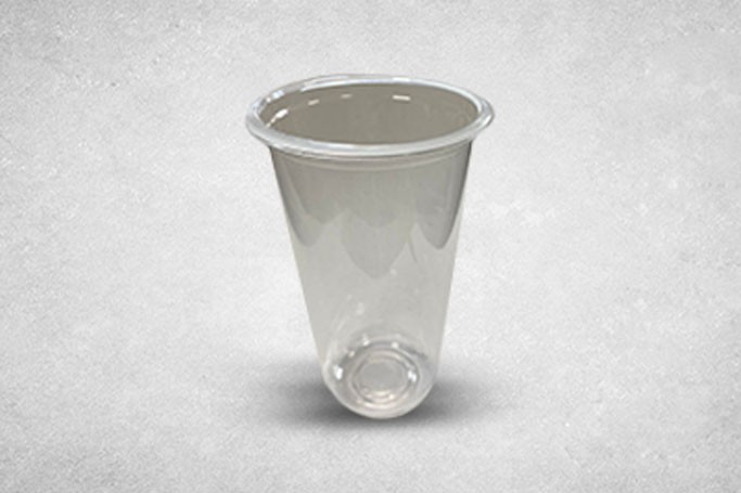 22oz Clear Plastic Recyclable PP Bubble Tea Cups