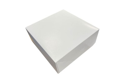 12″x12″ White Cardboard Recyclable Cake Box