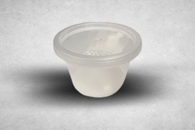 4oz Clear Plastic Microwaveable Satco Cups with Lids