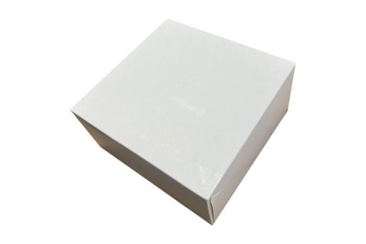 8″x8″ White Cardboard Recyclable Cake Box