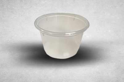 4oz Clear Plastic Microwaveable Satco Cups with Lids