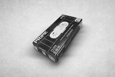 Medium Black Latex-Free Recyclable Examination Gloves