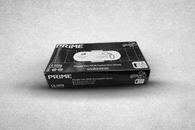 Extra Large Black Latex-Free Recyclable Examination Gloves