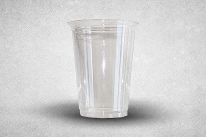 10oz Clear Plastic Recyclable Juice Cups