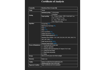 Strawberry Concentrated Juice