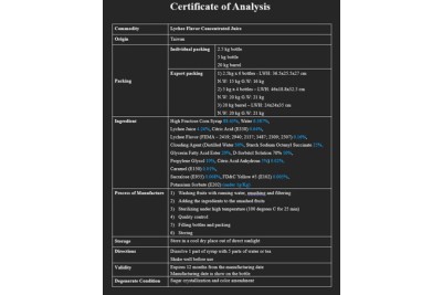 Lychee Concentrated Juice