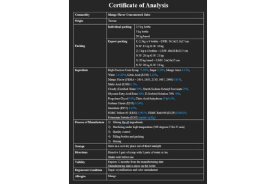 Mango Concentrated Juice