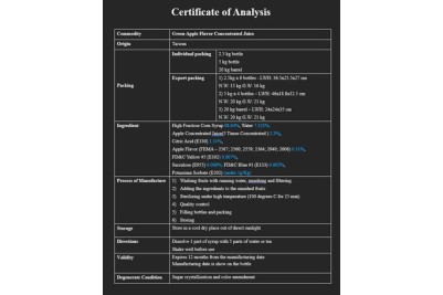 Green Apple Concentrated Juice