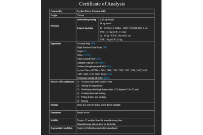 Lychee Flavour Coconut Jelly