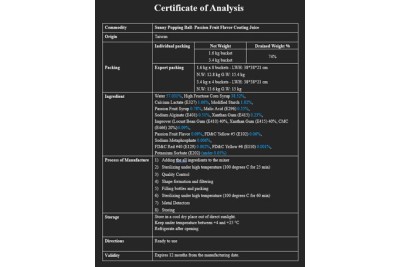 Passion Fruit Coating Juice