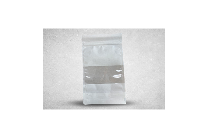 13x22.5cm White Plastic Recyclable Clear Film Window Food Pouches