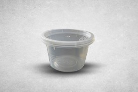 2oz Clear Plastic...