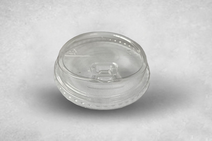 95mm Clear Plastic Recyclable Re-Closable Lids