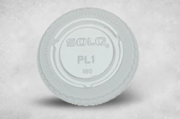 Solo Clear Non Vented Lids (PL1N) QTY2500