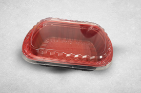 32oz Red & Black Plastic...