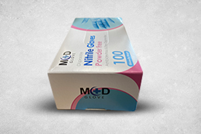 Medium Blue Latex-Free Recyclable Examination Gloves