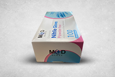 Small Blue Latex-Free Recyclable Examination Gloves