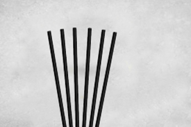 9x210mm Black Plastic...