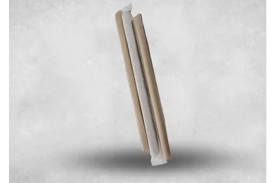 12x210mm TEA FIBRE Recyclable Pointy Bubble Tea Straws Qty2000