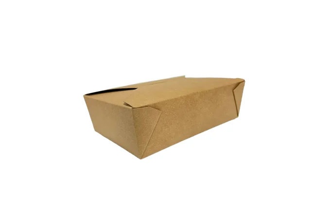 66oz Brown/Kraft Recyclable No.3 Takeaway Boxes