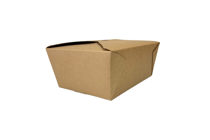 80oz Brown/Kraft Recyclable Kraft No4 Takeaway Box