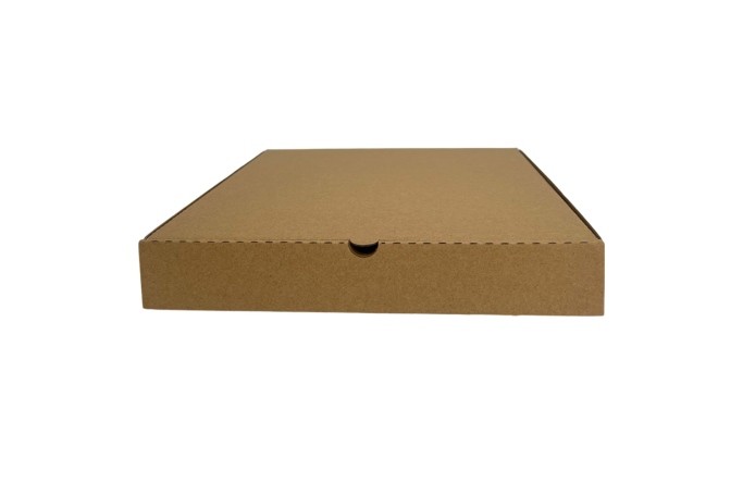 12″ Brown/Kraft Biodegradable Corrugated Pizza Boxes