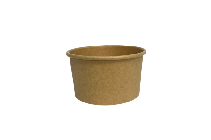 12oz Brown/Kraft Recyclable Soup Cups