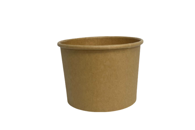 16oz Brown/Kraft Recyclable Soup Cups
