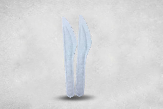 White Paper Recyclable Knives  Qty1000