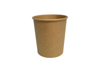 26oz Brown/Kraft Recyclable Soup Cups