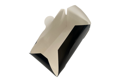 36oz Black Cardboard Recyclable No3 Takeaway Boxes