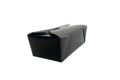36oz Black Cardboard Recyclable No3 Takeaway Boxes
