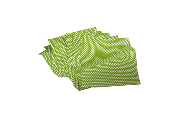 50×33.5cm Green Polka Dot Recyclable Greaseproof Paper