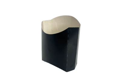 Regular Black Cardboard Recyclable Chip Scoop