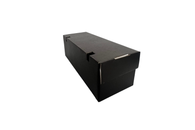 Large Black Cardboard Recyclable Rectangular Octagon Boxes