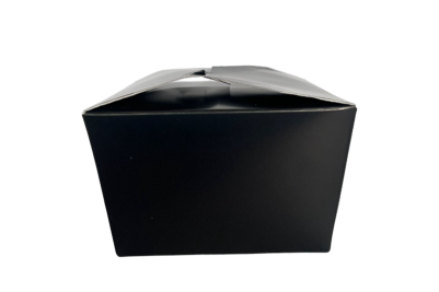 26oz Black Cardboard Recyclable Takeaway Boxes