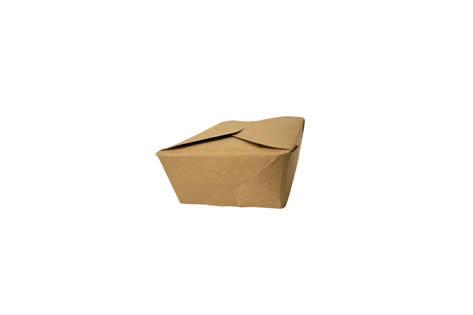 45oz Brown/Kraft Recyclable No.8 Takeaway Box