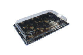 240x153x32mm Black Plastic...