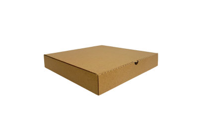 11 inch Brown/Kraft Biodegradable Corrugated Pizza Boxes