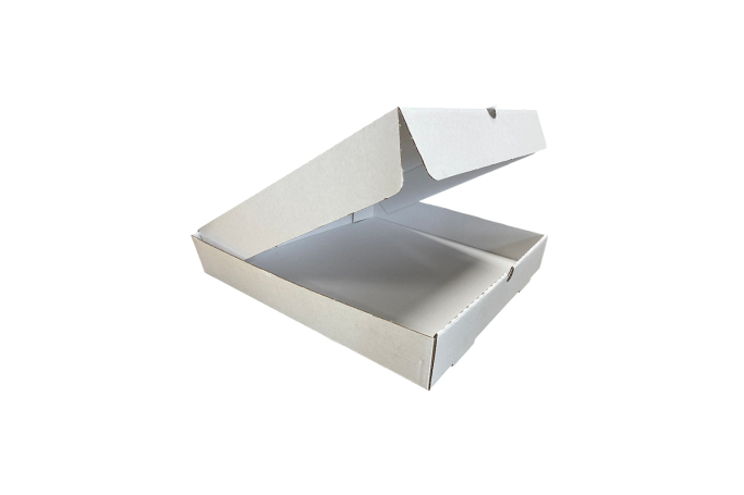 9 inch White Cardboard Biodegradable Corrugated Pizza Boxes