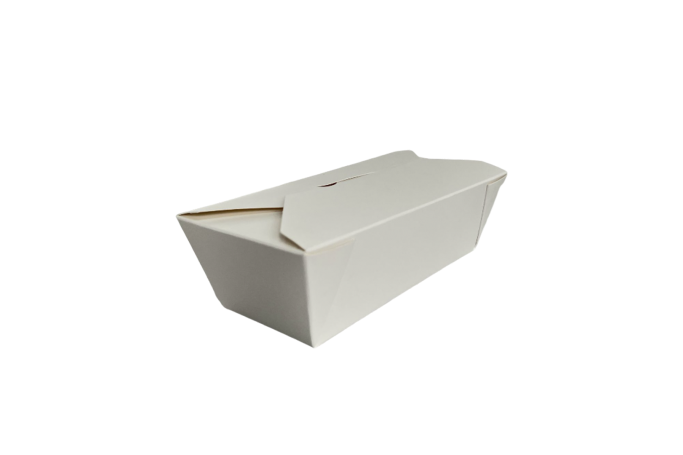 28oz White Recyclable No.6 Takeaway Boxes