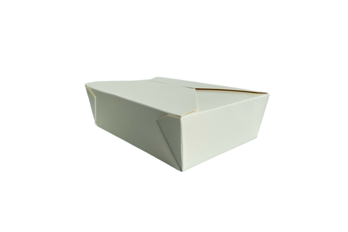 66oz White Recyclable No.4 Takeaway Boxes