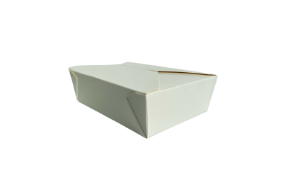 66oz White Recyclable No4 Takeaway Boxes