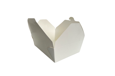66oz White Recyclable No4 Takeaway Boxes
