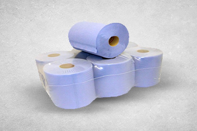Blue Paper Biodegradable Kitchen Rolls