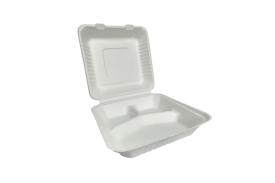 9″ White Bagasse...
