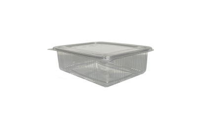 1500ml Clear Plastic Recyclable Hinged Containers